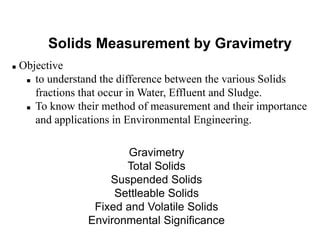 gravimetric method for total solids|total solids by gravimeter.